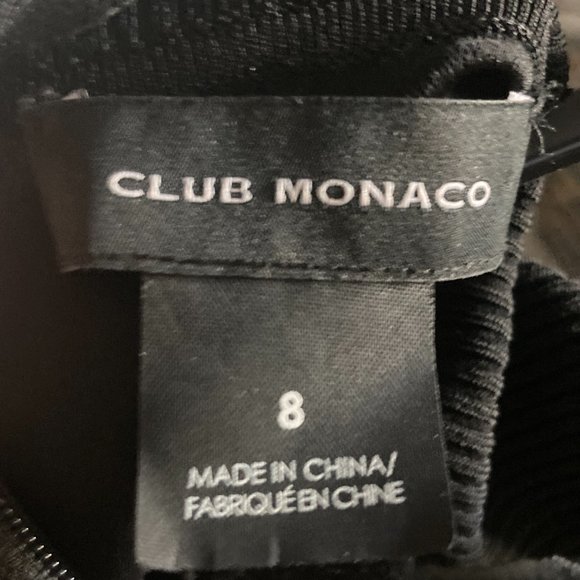 Club Monaco Black Turtleneck Jumpsuit - Picture 2 of 3